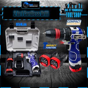 18V Brushless Cordless 2 in 1 Impact Drill and Screwdriver
